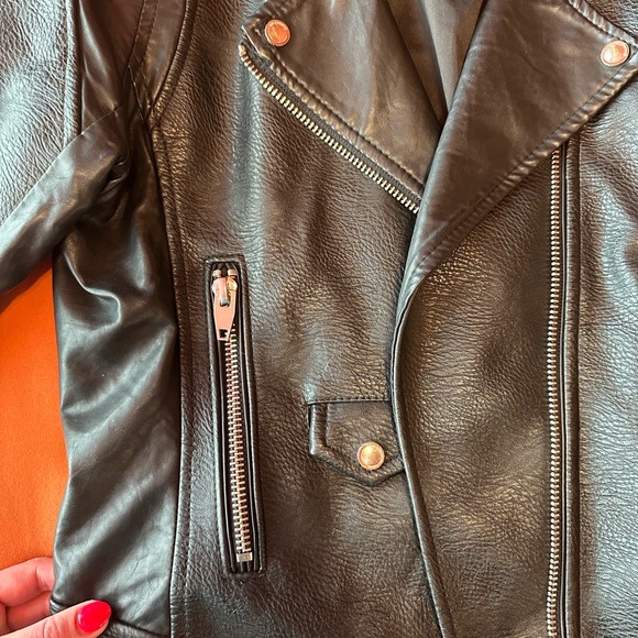 Women’s REAL LEATHER Jacket, BLANKNYC. Size L. Black. - Picture 5 of 7